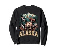 Mountain Animals Vacation Boat Cruise Ship Cruising Alaska Sweatshirt