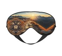 Mountain at Sunrise Print Eye Mask,Silk-Like Sleep Mask,Night Sleeping Mask for Men Women,for Sleep Relaxation