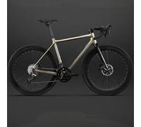 Mountain Bike 18 Speed Lightweight Aluminum Frame Commuter Bicycle Dual Disc Brakes for Men Women Adults Racing Bike Road Trail Riding M/18SPEED