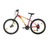 Mountain Bike 21 Speed 27.5 inch Wheel Outdoor Black/Red Multi Sizes vidaXL