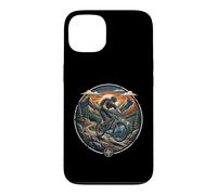 Mountain Bike Alps River Sunset Cyclist Nature Case for iPhone 13