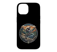 Mountain Bike Alps River Sunset Cyclist Nature Case for iPhone 14