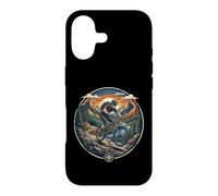 Mountain Bike Alps River Sunset Cyclist Nature Case for iPhone 17