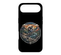 Mountain Bike Alps River Sunset Cyclist Nature Case for iPhone Air