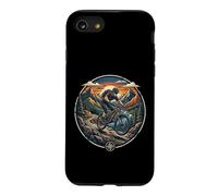 Mountain Bike Alps River Sunset Cyclist Nature Case for iPhone SE (2020) / 7/8