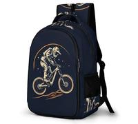 Mountain Bike Backpack for Girls, Kids Cute Kindergarten Daycare Children's Rucksack Astronauts School Bag for Travel