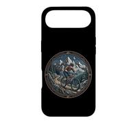 Mountain Bike Backpack Night Moon Mountains Case for iPhone Air