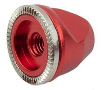 Mountain Bike Bicycle Hub Nut Anti-slip M5 Wheel Nuts Quick Release Axle Bolt Aluminum Alloy Lightweight Replacement Parts for Road Mountain Bike Cycling(Red)