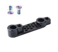 Mountain Bike Brake Adapter,Aluminum Precise Front & Rear | Flat Mount Bicycle Disc Brake Adapter,Maintenance Work Repairs Cycling Commuting Travel Adventure