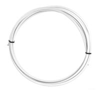 Mountain Bike Brake & Shift Cable Housing Tube, 3-Meter Pack, PVC-Coated for Durability, Low-Compression Spiral Design, Cold/Heat Resistant, for Road and MTB Riders(brake tube white)