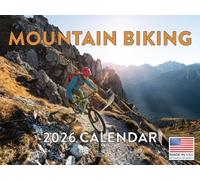 Mountain Bike Calendar 2026 Biking Bicycle Cycling Monthly Wall Calender 12 Month | American Made In The USA
