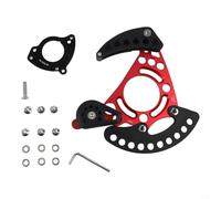 Mountain Bike Chain Guide, 32T-38T Single Disc Protector, Aluminum Alloy CNC Guard for ISCG03 ISCG05, Lightweight Downhill Cycling Component(Red)