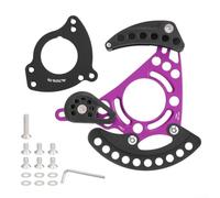 Mountain Bike Chain Guide, 32T-38T Single Disc Protector, Aluminum Alloy CNC Guard for ISCG03 ISCG05, Lightweight Downhill Cycling Component(Purple)