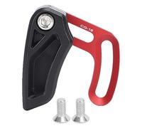 Mountain Bike Chain Guide Aluminum Alloy 26T to 36T Single 1X System Positive Negative Tooth Disk Chain Guard Bash Guard for Bicycle Durable Lightweight (Red)