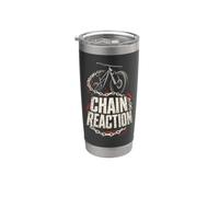 Mountain Bike Chain Reaction Stainless Steel Insulated Tumbler