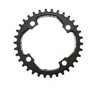 Mountain bike chainring 4-arm d.104 for sram xo1 stronglight 34t black mono alum