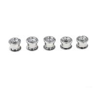 Mountain Bike Chainring Screws 5 Pieces Stainless Steel Bolts Compatible with Single Double Triple Chainwheel for Durable Cycling Repair (C Single)