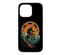Mountain Bike Chainring Sun Rider Mid-Jump Graphic Case for iPhone 14 Pro Max