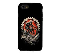 Mountain Bike Chainring Sun Rider Mid-Jump Graphic Case for iPhone SE (2020) / 7/8