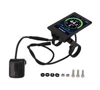 Mountain Bike Color Meter, Tempered Glass, Electric Scooter Display Meter -, Adjustable Backlight, Easy Installation for Outdoor Cycling