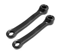 Mountain Bike Crank Arm - 2 Pieces Mountain Bike Tooth Plate Crank | 127mm Pedal Handlebar Replacement Parts for Urban Track Racing Long-Distance Riding Commuting Trail Training