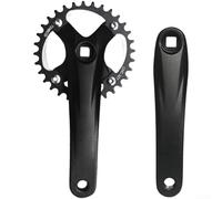 Mountain Bike Crank Arms 170mm Taper Spindle with 104BCD Chainring Mounting for 32 to 40 Tooth Chainring Use on All MTB Types (32T)