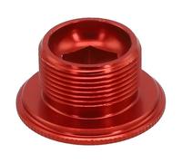 Mountain Bike Crank Fixing Bolt Cover Screw M19 M20 CNC Aluminum Alloy Compatible with Various Hollow Integrated Crankset Models (M19 Red)