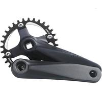 Mountain Bike Crankset 152/165/170MM Square Taper Cranksets Single Speed 104 BCD 30/32/34/36/38/40T Chainring For Road Bike/Folding Bike Crank Arm Set Fit 7/8/9Speed