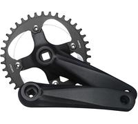 Mountain Bike Crankset 152/165/170MM Square Taper Cranksets Single Speed 104 BCD 30/32/34/36/38/40T Chainring For Road Bike/Folding Bike Crank Arm Set Fit 7/8/9Speed
