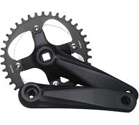 Mountain Bike Crankset 152/165/170MM Square Taper Cranksets Single Speed 104 BCD 30/32/34/36/38/40T Chainring For Road Bike/Folding Bike Crank Arm Set Fit 7/8/9Speed