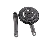 Mountain Bike Crankset, Compatible with Shimano, FC-TY301 42T 48T | TOURNEY, square hole, 170mm 175mm, 6/7/8 speed, aluminum alloy