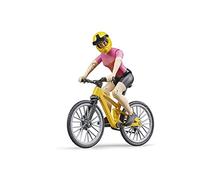 Mountain Bike Cyclist with Bike