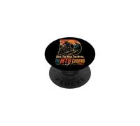 Mountain Bike Dad: The Man, The MTB Legend PopSockets Adhesive PopGrip