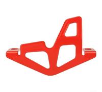 Mountain Bike Disc Brake Caliper Guard, CNC Machined Aluminum Alloy Shield with Anodized Finish for Effective Protection Against Rocks and Debris, Compatible with Most MTB Models(Red)