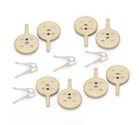 Mountain Bike Disc Brake Pads 4 Set Ketone All Metal High Performance Brake Pads for Off Road Long Distance Heavy Duty Cycling 10/12/14 Inch Electric Driving Brake Pads