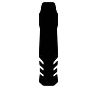 Mountain Bike Down Tube Protector Sticker Made of Silicone to Guard Frame Against Rock, Stone Chips and Routine Wear (A)