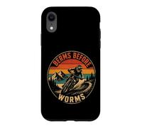 Mountain Bike Downhill - Berms Before Worms Case for iPhone XR
