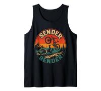 Mountain Bike Downhill Sender Bender Tank Top