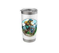 Mountain Bike Duck Stainless Steel Insulated Tumbler