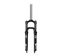 Mountain Bike Fork 20-Inch Bicycle Suspension Fork 100mm Travel 1-1/8" Bike Fork Shoulder Control Quick Release Through The Axle QR 9mm