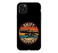 Mountain Bike Funny Bike Gear Pun Shift Happens Case for iPhone 11 Pro Max
