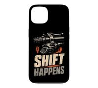 Mountain Bike Funny Bike Gear Pun Shift Happens Case for iPhone 13