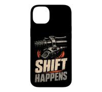 Mountain Bike Funny Bike Gear Pun Shift Happens Case for iPhone 14 Plus