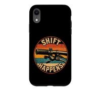 Mountain Bike Funny Bike Gear Pun Shift Happens Case for iPhone XR