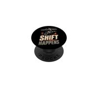 Mountain Bike Funny Bike Gear Pun Shift Happens PopSockets Adhesive PopGrip