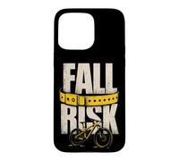 Mountain Bike Funny Fall Risk Case for iPhone 15 Pro Max