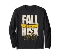 Mountain Bike Funny Fall Risk Long Sleeve T-Shirt