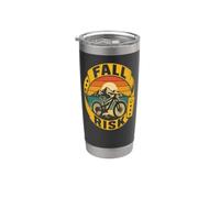 Mountain Bike Funny Fall Risk Stainless Steel Insulated Tumbler