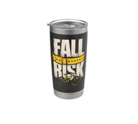 Mountain Bike Funny Fall Risk Stainless Steel Insulated Tumbler