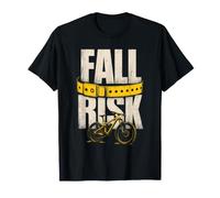 Mountain Bike Funny Fall Risk T-Shirt